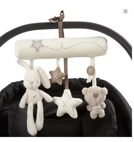2024 New Hanging Bed Rabbit Baby Hand Bell