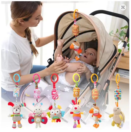 Baby Sensory Hanging Rattles Soft Learning Toy
