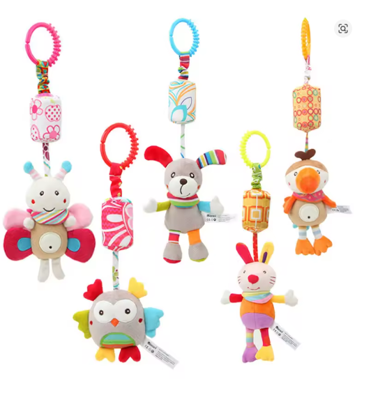 Baby Sensory Hanging Rattles Soft Learning Toy